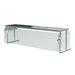 Advance Tabco NSGC-15-5WELL 79 5/8" Full Service Sneeze Guard for Hot/Cold Tables - Stainless Frame, Glass Panels-cityfoodequipment.com