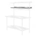 Advance Tabco PT-10R-108 108" Table Mount Shelf - 1 Deck, Rear-Mount, 10"L, Stainless-cityfoodequipment.com
