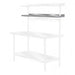 Advance Tabco PT-10R-132 132" Table Mount Shelf - 1 Deck, Rear-Mount, 10"L, Stainless-cityfoodequipment.com