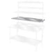 Advance Tabco PT-10S-144 144" Table Mount Shelf - 1 Deck, Splash-Mount, 10"L, Stainless-cityfoodequipment.com