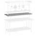 Advance Tabco PT-12-72 72" Table Mount Shelf - 1 Deck, Mid-Mount, 12"L, Stainless-cityfoodequipment.com
