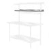 Advance Tabco PT-12R-96 96" Table Mount Shelf - 1 Deck, Rear-Mount, 12"L, Stainless-cityfoodequipment.com
