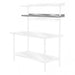 Advance Tabco PT-15R-132 132" Table Mount Shelf - 1 Deck, Rear-Mount, 15"L, Stainless-cityfoodequipment.com
