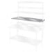 Advance Tabco PT-15S-108 108" Table Mount Shelf - 1 Deck, Splash-Mount, 15"L, Stainless-cityfoodequipment.com