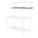 Advance Tabco PT-18R-108 108" Table Mount Shelf - 1 Deck, Rear-Mount, 18"L, Stainless-cityfoodequipment.com