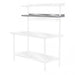 Advance Tabco PT-18R-48 48" Table Mount Shelf - 1 Deck, Rear-Mount, 18"L, Stainless-cityfoodequipment.com