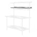 Advance Tabco PT-18R-96 96" Table Mount Shelf - 1 Deck, Rear-Mount, 18"L, Stainless-cityfoodequipment.com