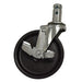 Advance Tabco RA-26 5" Bolted Stem Caster w/ Brake-cityfoodequipment.com