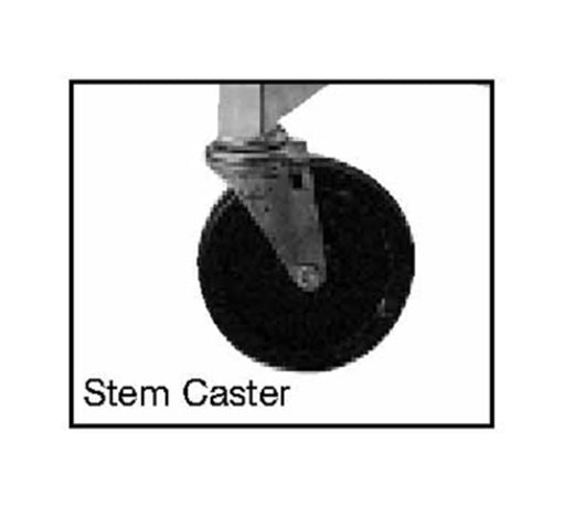Advance Tabco RA-60 5" Stem Caster for UR10, UR12, OT10 6 & OT20 3-cityfoodequipment.com