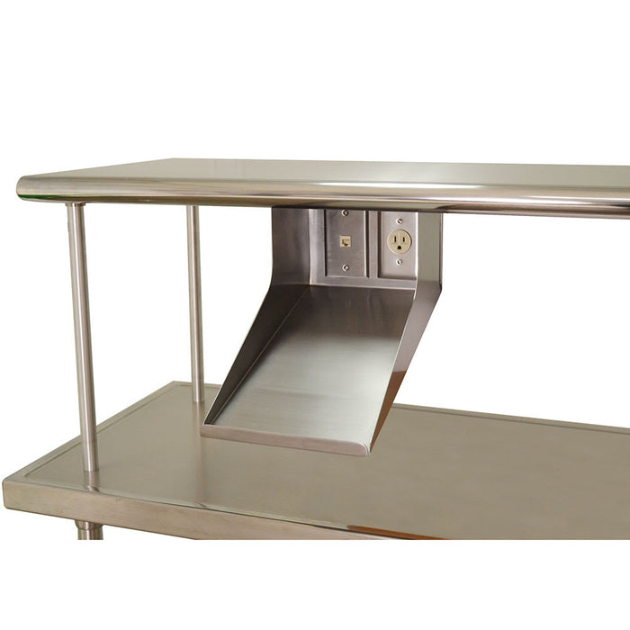 Advance Tabco PRT-1 8" Solid Shelving Unit-cityfoodequipment.com