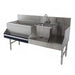 Advance Tabco PRU-19-48L 48" Prestige Uni-Serv Cocktail Station w/ 89 lb Ice Bin, Stainless Steel-cityfoodequipment.com