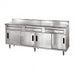 Advance Tabco SDRC-305 60" Enclosed Work Table w/ Sliding Doors & 5" Backsplash, 30"D-cityfoodequipment.com