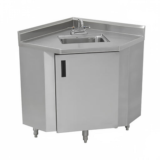 Advance Tabco SHK-1735 Cabinet Base Commercial Hand Sink w/ 14"L x 10"W x 10"D Bowl, Basket Drain-cityfoodequipment.com