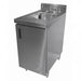 Advance Tabco SHK-180 Cabinet Base Commercial Hand Sink w/ 14"L x 10"W x 10"D Bowl-cityfoodequipment.com
