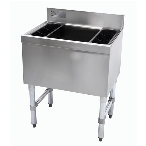 Advance Tabco SLI-12-36-10 36" Underbar Basics™ Cocktail Station w/ 119 lb Ice Bin, Stainless Steel-cityfoodequipment.com