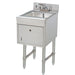 Advance Tabco SC-15-TS 15" 1 Compartment Sink w/ 9"L x 9"W Bowl, 4" Deep-cityfoodequipment.com