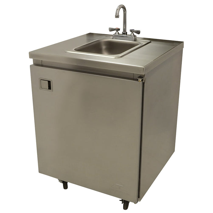 Advance Tabco SHK-MSC-26C 35 1/2"H Portable Hand Sink w/ 5"D Bowl, Cold Water-cityfoodequipment.com
