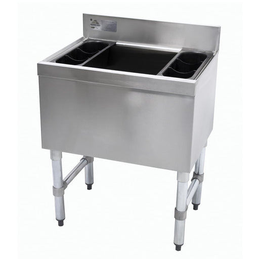 Advance Tabco SLI-12-30-10 30" Underbar Basics™ Cocktail Station w/ 98 lb Ice Bin, Stainless Steel-cityfoodequipment.com