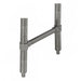 Advance Tabco SU-10C-X Stainless Steel Leg Upgrade for 12" Deep Ice Bins-cityfoodequipment.com