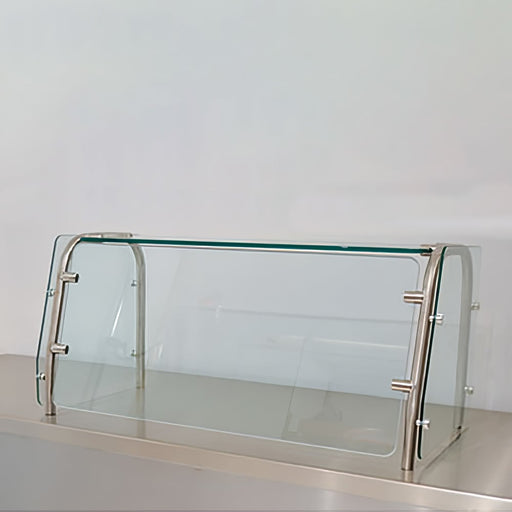 Advance Tabco STFC-12-60 Cafeteria Style Food Shield - 60"L x 20"H, Glass-cityfoodequipment.com