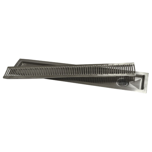 Advance Tabco TA-522 Drop-In Urn Trough, 24" Lx4 3/4" Wx1 1/4" D, Includes Cover, Drain-cityfoodequipment.com