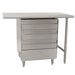 Advance Tabco TA-38 Drawers, 3 Tier, 20x20x4", Installed Under Worktable, SS-cityfoodequipment.com
