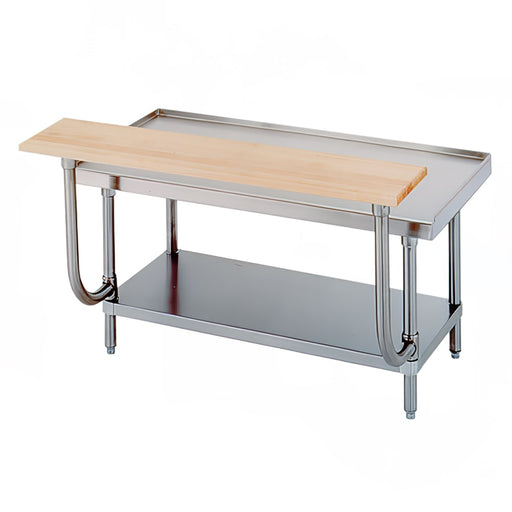 Advance Tabco TA-924 48" Adjustable Wood Cutting Board-cityfoodequipment.com
