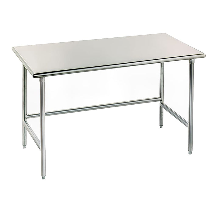 Advance Tabco TAG-240 30" 16 ga Work Table w/ 430 Series Stainless Flat Top-cityfoodequipment.com