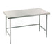 Advance Tabco TAG-240 30" 16 ga Work Table w/ 430 Series Stainless Flat Top-cityfoodequipment.com