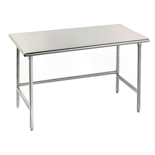 Advance Tabco TAG-300 30" 16 ga Work Table w/ 430 Series Stainless Flat Top-cityfoodequipment.com
