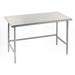 Advance Tabco TAG-364 48" 16 ga Work Table w/ 430 Series Stainless Flat Top-cityfoodequipment.com