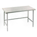 Advance Tabco TAG-365 60" 16 ga Work Table w/ 430 Series Stainless Flat Top-cityfoodequipment.com
