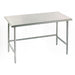 Advance Tabco TAG-367 84" 16 ga Work Table w/ 430 Series Stainless Flat Top-cityfoodequipment.com