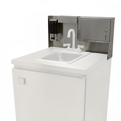 Advance Tabco TA-MSC-2 Riser Panel for 31"W Mobile Sinks, Stainless Steel-cityfoodequipment.com
