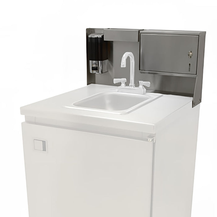 Advance Tabco TA-MSC-1 Riser Panel for 26"W Mobile Sinks, Stainless Steel-cityfoodequipment.com