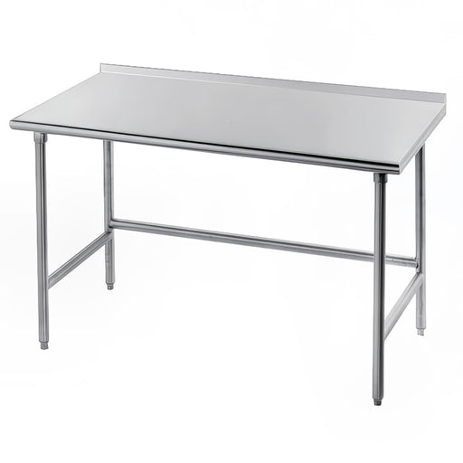 Advance Tabco TFAG-243 36" 16 ga Work Table w/ 430 Series Stainless Top, 1 1/2" Backsplash-cityfoodequipment.com