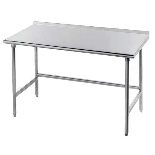Advance Tabco TFAG-302 24" 16 ga Work Table w/ 430 Series Stainless Top, 1 1/2" Backsplash-cityfoodequipment.com