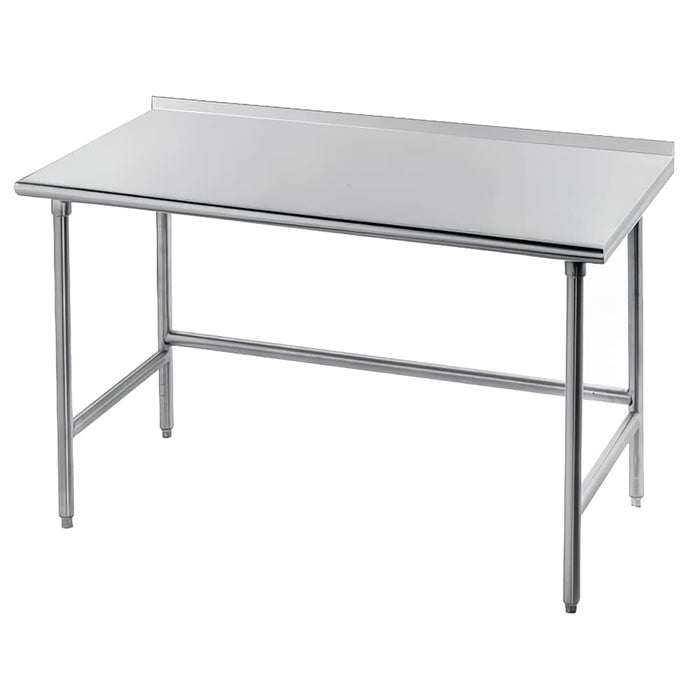 Advance Tabco TFAG-302 24" 16 ga Work Table w/ 430 Series Stainless Top, 1 1/2" Backsplash-cityfoodequipment.com