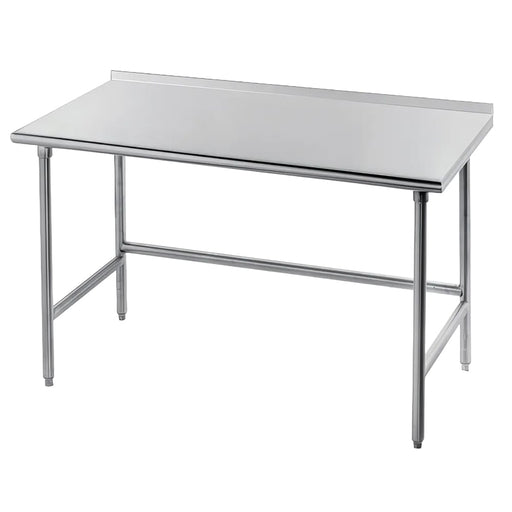 Advance Tabco TFMG-240 30" 16 ga Work Table w/ 304 Series Stainless Top, 1 1/2" Backsplash-cityfoodequipment.com