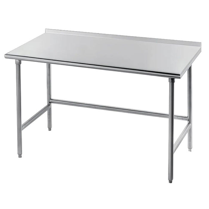 Advance Tabco TFMG-240 30" 16 ga Work Table w/ 304 Series Stainless Top, 1 1/2" Backsplash-cityfoodequipment.com