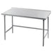 Advance Tabco TFMG-240 30" 16 ga Work Table w/ 304 Series Stainless Top, 1 1/2" Backsplash-cityfoodequipment.com