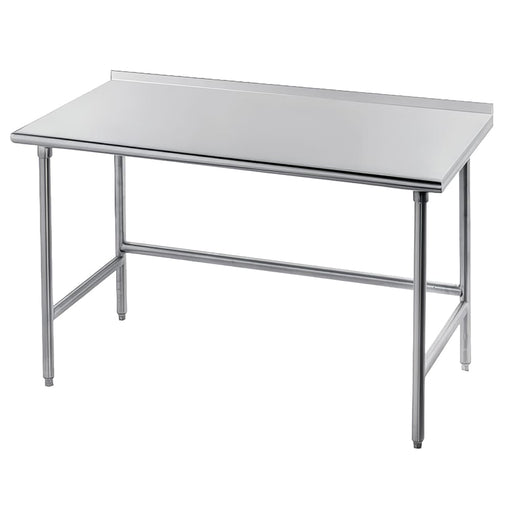 Advance Tabco TFMG-242 24" 16 ga Work Table w/ 304 Series Stainless Top, 1 1/2" Backsplash-cityfoodequipment.com