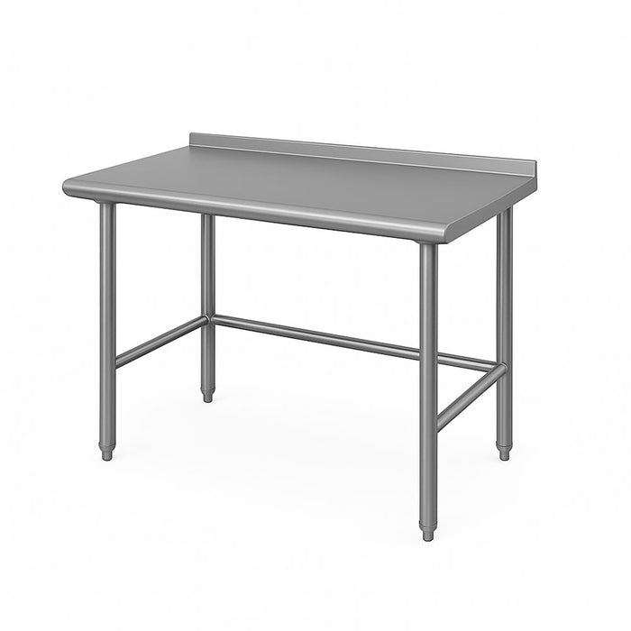 Advance Tabco TFSS-245 60" 14 ga Work Table w/ 304 Series Stainless Top, 1 1/2" Backsplash-cityfoodequipment.com