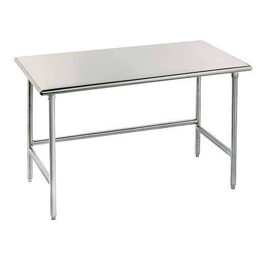 Advance Tabco TGLG-242 24" 14 ga Work Table w/ 304 Series Stainless Flat Top-cityfoodequipment.com