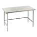 Advance Tabco TGLG-242 24" 14 ga Work Table w/ 304 Series Stainless Flat Top-cityfoodequipment.com