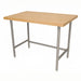 Advance Tabco TH2G-365 1 3/4" Maple Top Work Table w/ Open Base, 60"L x 36"D-cityfoodequipment.com