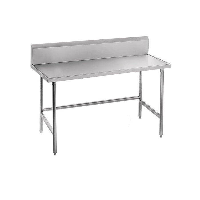 Advance Tabco TKAG-240 30" 16 ga Work Table w/ 430 Series Stainless Top, 5" Backsplash-cityfoodequipment.com