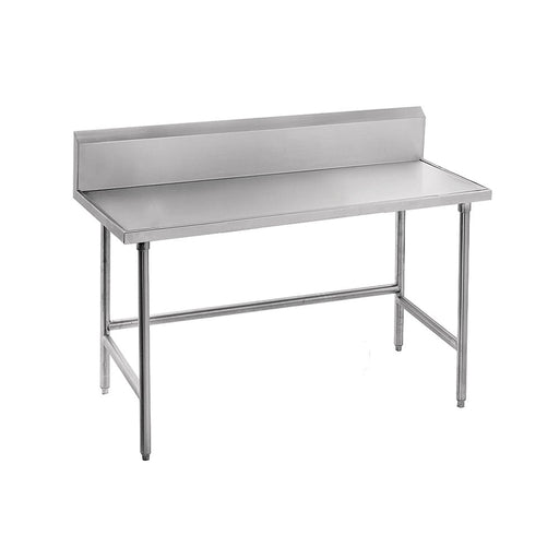 Advance Tabco TKAG-246 72" 16 ga Work Table w/ 430 Series Stainless Top, 5" Backsplash-cityfoodequipment.com