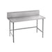 Advance Tabco TKAG-300 30" 16 ga Work Table w/ 430 Series Stainless Top, 5" Backsplash-cityfoodequipment.com