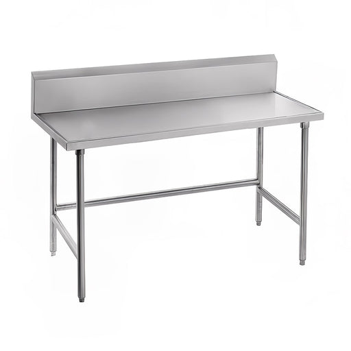 Advance Tabco TKLG-240 30" 14 ga Work Table w/ 304 Series Stainless Top, 5" Backsplash-cityfoodequipment.com